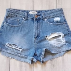 Blue Jean Shorts